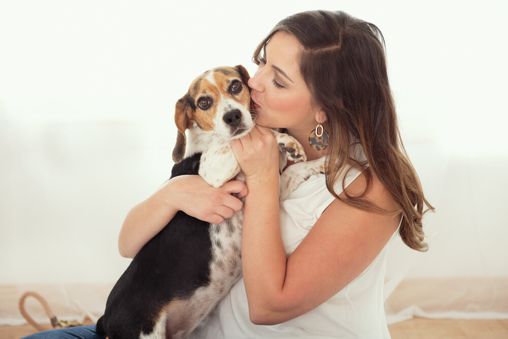 wedding day dog photos