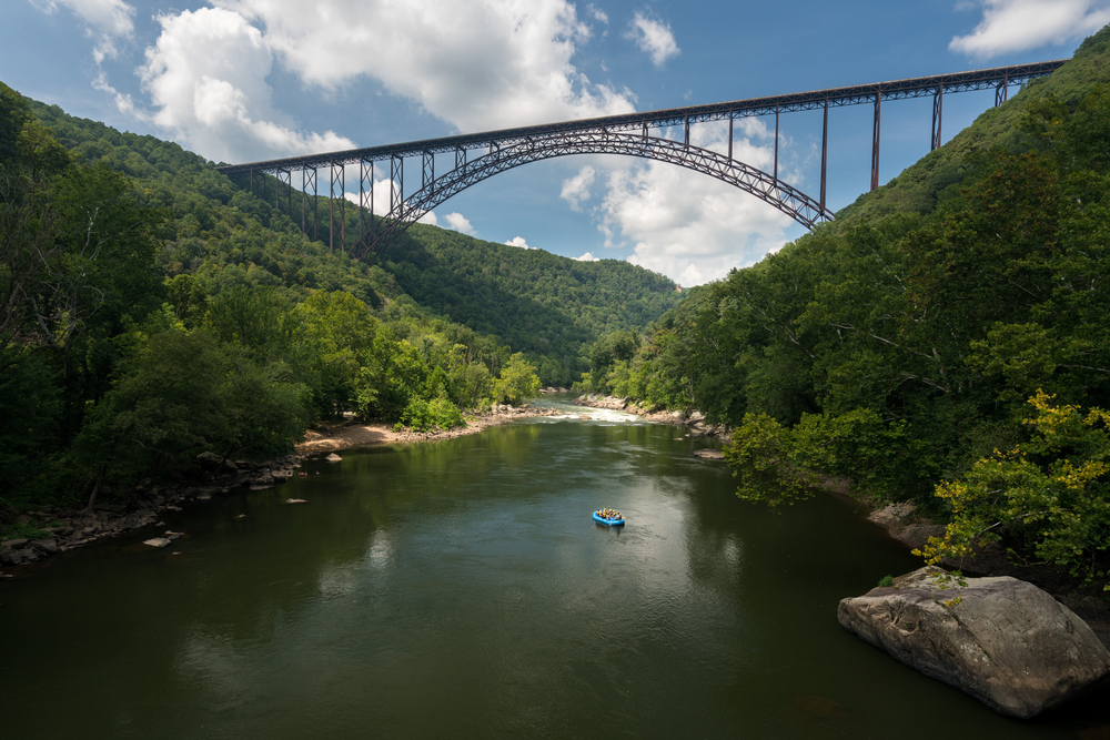 new river gorge bridge engagement phots